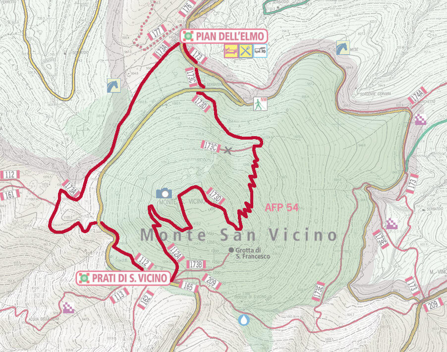 grande tour Monte san Vicino