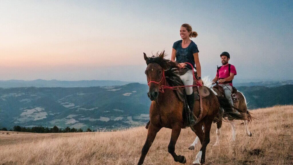 paardrijden in de Furlo